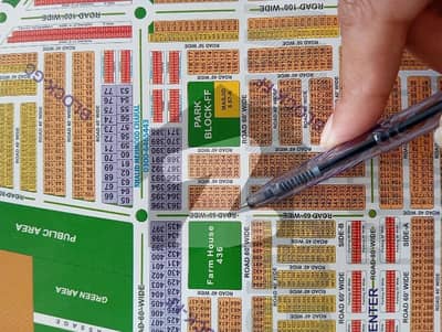 11.5 Marla Corner+ 60 Ft Rd Plot Available For Sale At Prime location In Block FF Citi Housing Gujranwala
