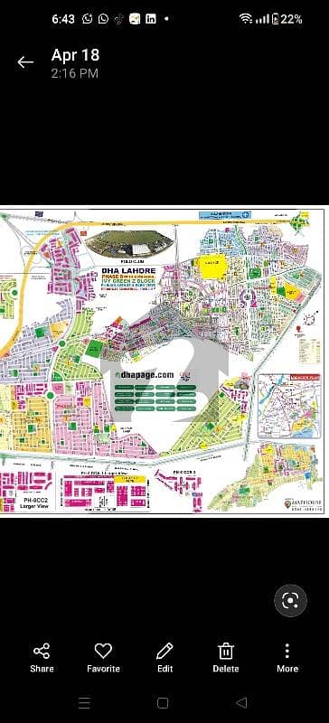 4kanal plot phase 8 near park top location for sale in DHA Lahore. owner 1on1 meeting