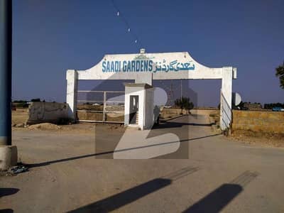 West Open 240 Sq. Yards Residential Plot for Sale in Saadi Garden Block-2