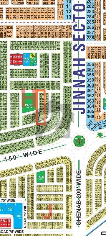 Facing park Near 200'Feet Chanab Road Hot Location plot For sale
