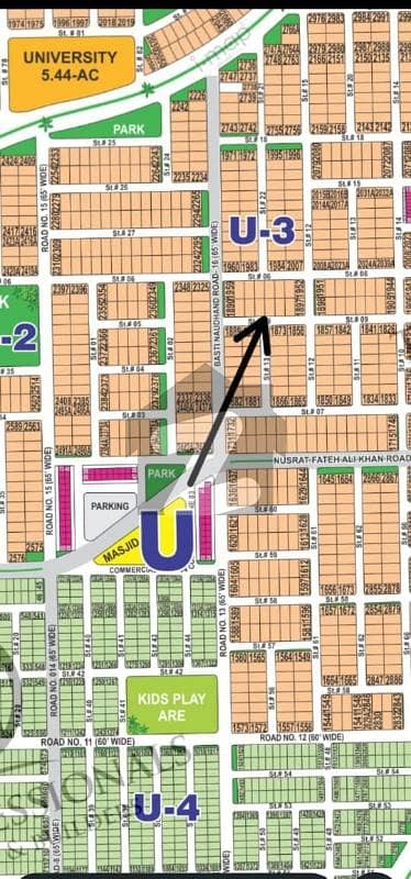 DHA Multan Sector U 1 Kanal Residential Plot Near To Park, Masjid And Commercial. DHA Multan Sector U 1 Kanal Residential Plot Near To Park, Masjid And Commercial.