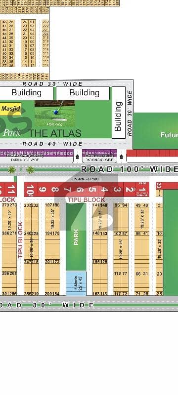 Facing Park Tipu Block 3 Marla Plot Available For Sale