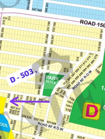 Sial Estate Offers . D - 503 . Near Park, Golf Club Biana Plot For Sale.