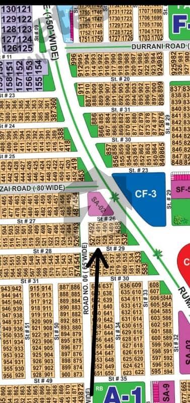 DHA Multan Sector A 1 Kanal Residential Plot Near To Park, Masjid And Commercial.