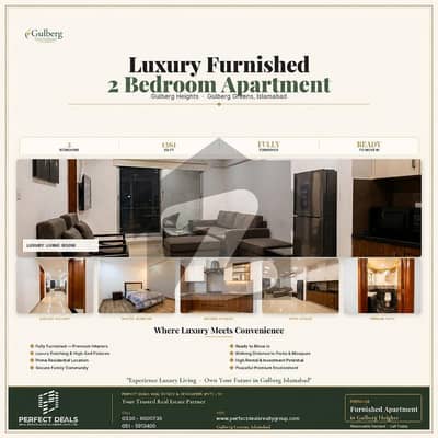 High-End Fully Furnished 2-Bedroom Apartment Designed For Modern Living