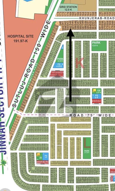 1 kanal K block plot for sale