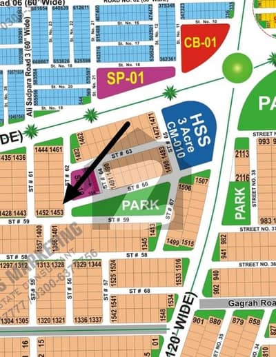 FACING PARK PLOT M SECTOR 96 LAC