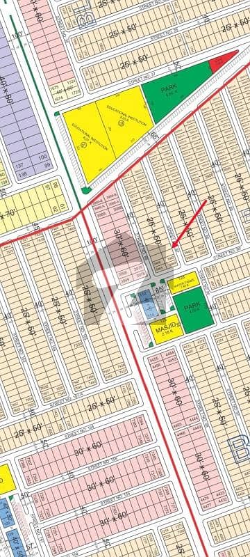 5 Marla Plot For Sale Near Masjid Ibrahim In Faisal Hills B Block Plot#3961