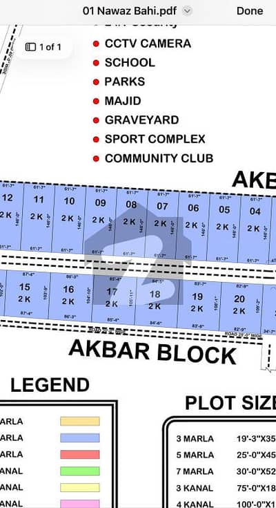 2 Kanal Residential Plot for Sale Bedian Road Lahore