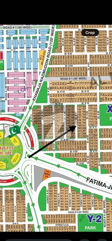 DHA Multan sector X 1 kanal residential plot near to park, Masjid and commercial.