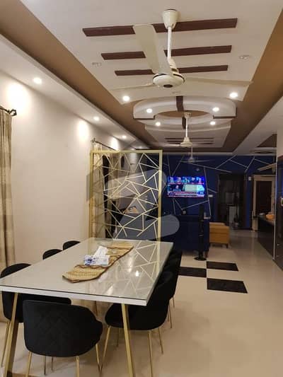 300 Sq Yards Super Luxury Portion On 2nd Floor With Roof 2 Rooms On Roof