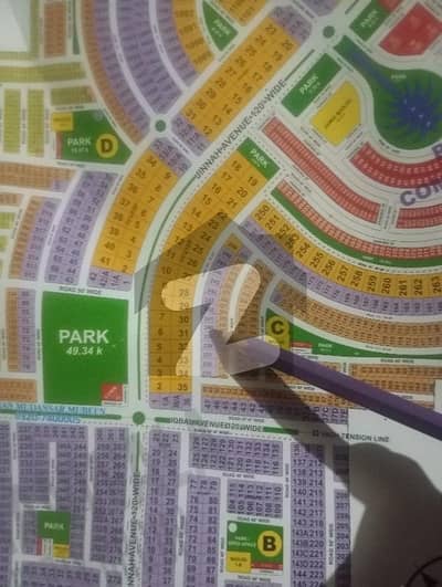 1 kanal residential plot available for sale in Block C Palm City Gujranwala