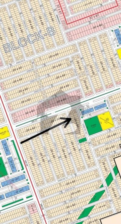 Faisal Hills Block B 5 Marla Size 25x50 MDR Back Sunface Plot For Sale