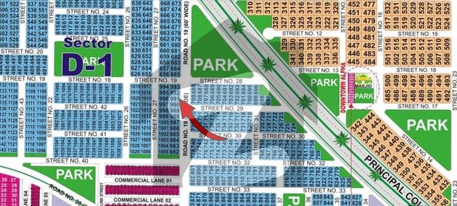10 Marla Plot On 60 Feet Road