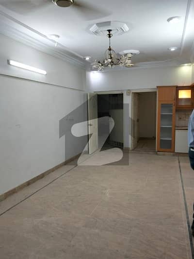 Gulshan E Iqbal Block 7 Main Road KFC Crown Castle Apartment 1300 Sq Ft 3 Bed Dd Lift Available Road Facing Third Floor Leased Flat 24/7 Electricity Sweet Water Demand 2.25 Key Available