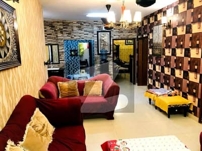 Flat For Sale Cornish Residency Opposite Bilawal House Block 2 Clifton Karachi.