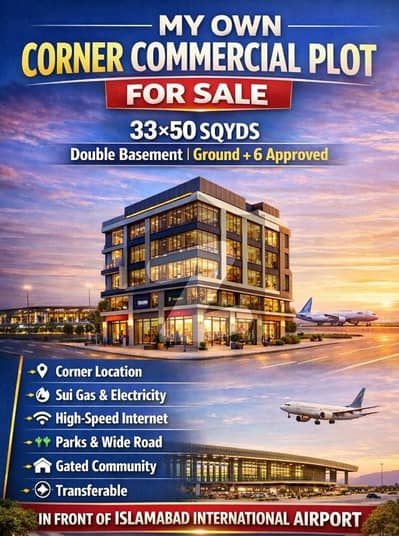 PRIME CORNER COMMERCIAL PLOT FOT SALE IN K BLOCK IN PECHS