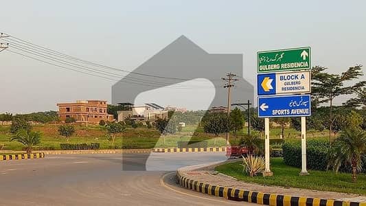 7 Marla Premium Plot For Sale In Gulberg Residencia Block I Prime Location Near Main Boulevard