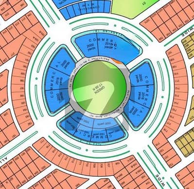 commercial plot top city