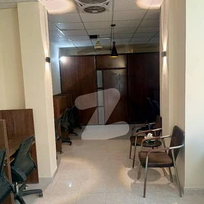Full Furnished Corner Office Available In Barkat Market Garden Town