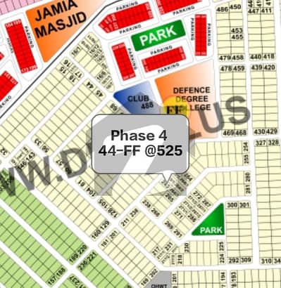 Plot No 44-FF Phase4 | 1 Kanal Corner Plot for Sale at Prime Location| Walking Distance from Defence Club Plot No 44-FF Phase4 | 1 Kanal Corner Plot for Sale at Prime Location| Walking Distance from Defence Club