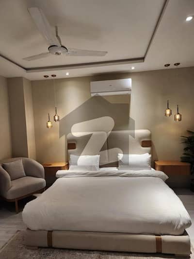 1 Bedroom Luxury Fully Furnished Apartment is Available For Rent in Bahria Town Lahore