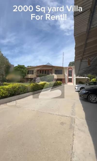 2000 Yards Semi-Commercial House Available for Rent in Clifton Block 5