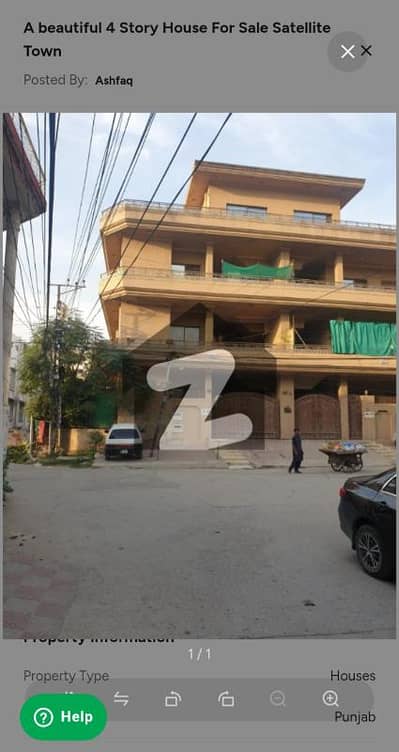 Abeautiful four story house D block satellite town Abeautiful four story house D block satellite town
