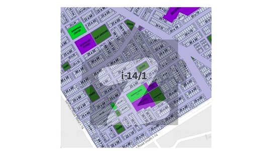 8 Marla (1800 Square Feet/200 Square Yard) Possession Plot Available For Sale In CDA Sector I-14/1 Demand 1.45 Crore