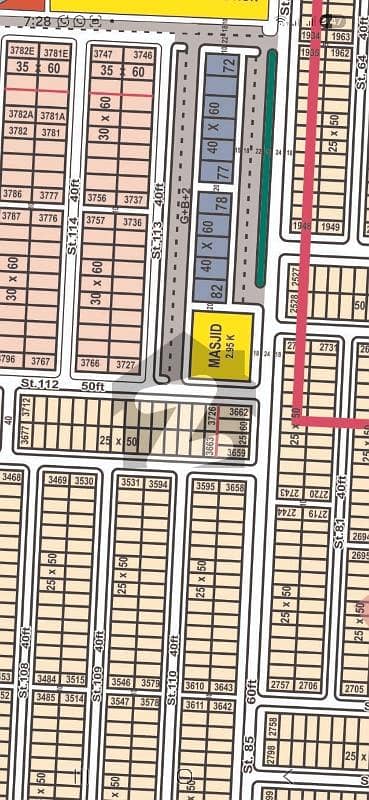 35x60 plot for sale in Multi Gardens B-17 Islamabad Block F