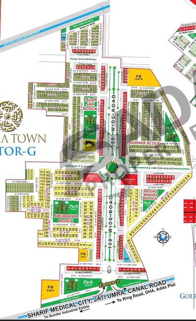 INVESTOR RATE 5 MARLA COMMERCIAL PLOT SRCTOR G BAHRIA TOWN