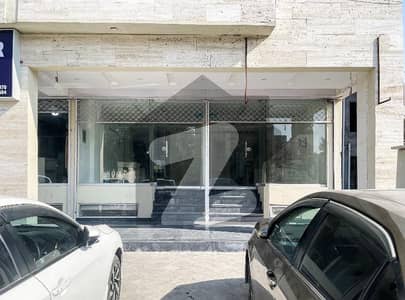 Ground Floor Commercial Shop Available For Sale In Sector E Bahria Town Lahore