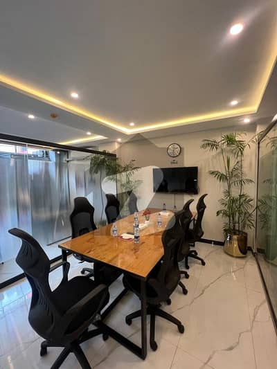 bahria town phase 7 fully brand new furnished office for rent with solr