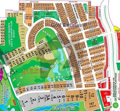 Facing Golf 1 Kanal Residential Plot For Sale In Lake City - Sector M-4 Lake City Raiwind Road Lahore