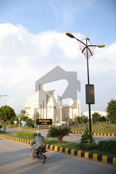 Plot For Sale In Sector A Corner Boulevard 4 Marla Extra Land Possession Utility Paid Heighted Location Front Open Near To Gate Bahria Enclave Islamabad