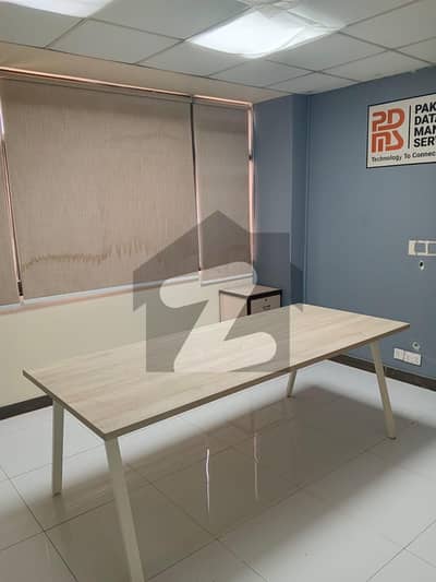 Furnished Office For Rent On Shahrah-E-Faisal | 2140 Sq Ft Glass Elevation Building