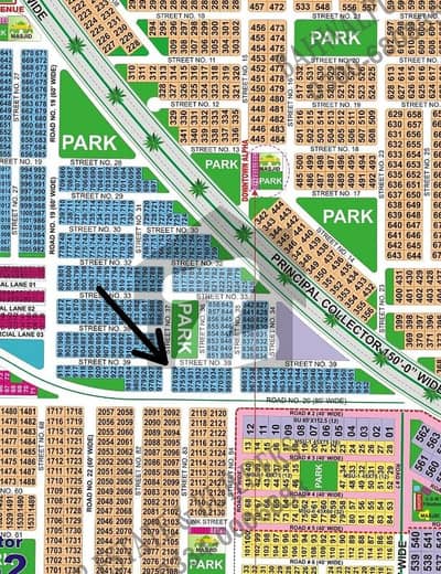 10Marla Corner, Park Facing Category Plot Available for Sale In Sector-D