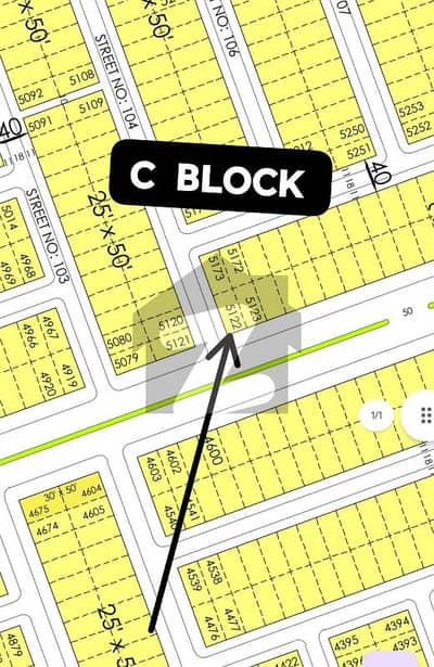 5 Marla MDR Corner + Sun Face Plot For Sale In C Block
