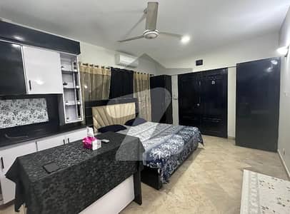 Al Mustafa Tower F-10 Studio Fully Furnished Apartment Available For Rent Only Female Beautiful Location