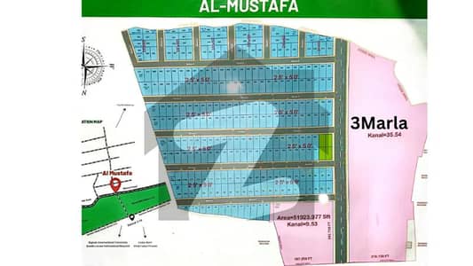 3 Marla Plot For Sale in Almustafa Residencia Adjacent to CDA Sector I-14 Islamabad | Registry Intiqal Available | Demand 42 Lakh