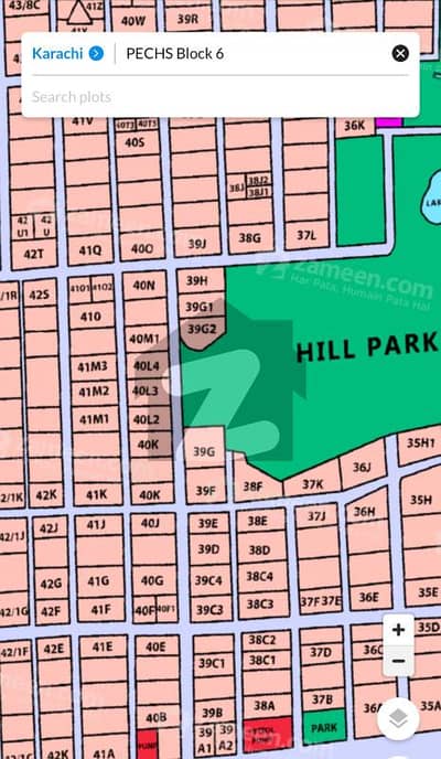 1000 Yards Semi-Commercial Plot Available for Sale PECHS Block 6