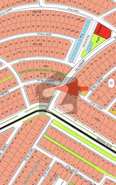 Corner Reasidential plot for sale