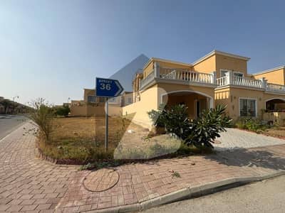 350 Sq Yd Corner Luxury Villa For Sale Precinct-35, Sports City Near Rafi Cricket Stadium | 4 Bedrooms, Drawing, Dining, Closed Italian Kitchen & TV Lounge | 100 Sq Yd Backyard Lawn & Huge Greenbelt | 15 Min Drive from Main Gate.