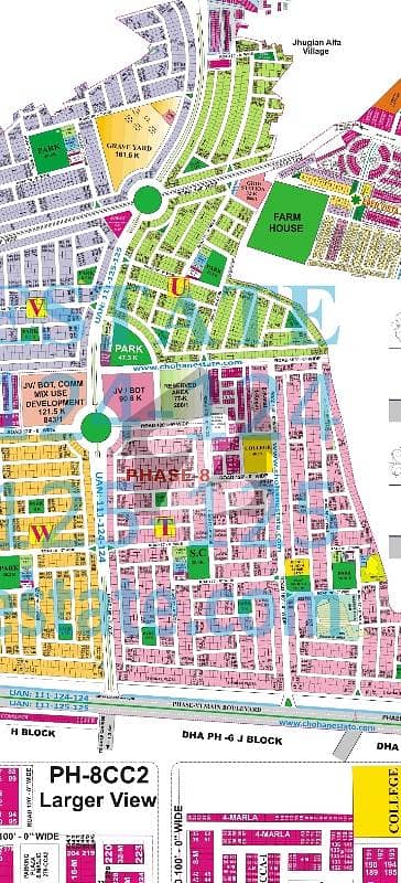 2 kanal plot corner facing Park 70ft road phase 8 top location for sale in DHA Lahore. owner 1on1 meeting