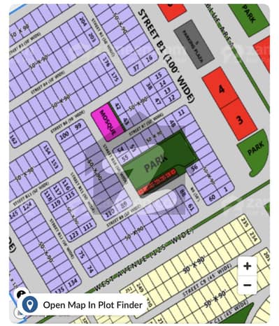 Luxury Kanal+ Plot | 2 Side Open | Park Back | CDA Map Approved | Ready to construct