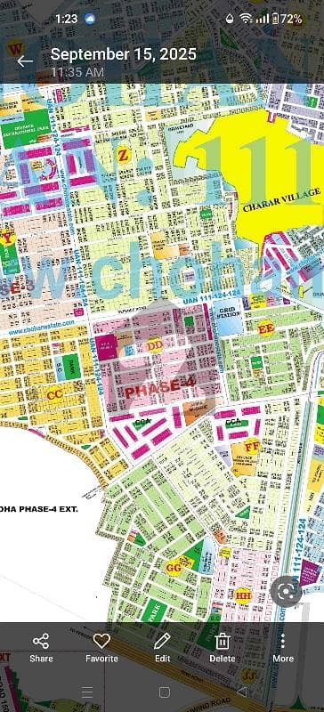 1 Kanal Plot Phase 4 CC-Block Top Location For Sale In DHA Lahore. Owner 1on1 Meeting