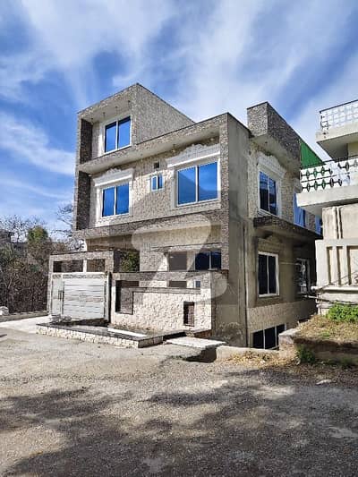 Corner House Extra Land Size 30*60 Brand New Triple Story House For Sale I-10/2