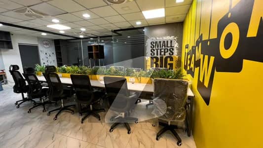 5 Marla Fully Furnished Commercial Office Available For Rent In Bahria Town Chambelli Block, Lahore