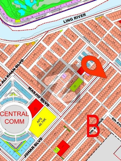 1 Kanal Residential Plot Available For Sale in DHA5 Islamabad