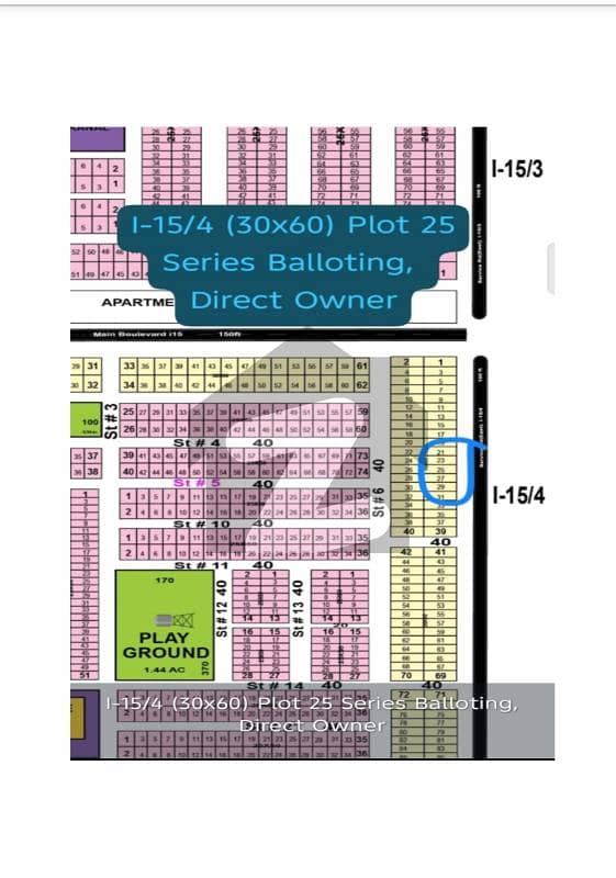 I15/4 East Service Road Direct Owner Plot I15/4 East Service Road Direct Owner Plot